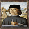 Francesco del Cossa, Portrait d'homme tenant une bague